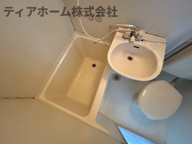 みすずコーポⅢの浴室|落ち着いた空間のお風呂です