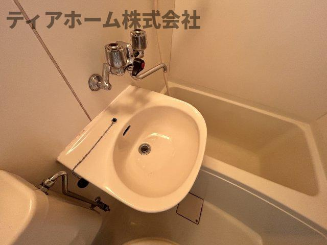 みすずコーポⅡの独立洗面台|独立洗面台、朝の身支度には欠かせません