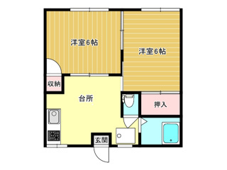 【間取り】 | 長島ハイツ