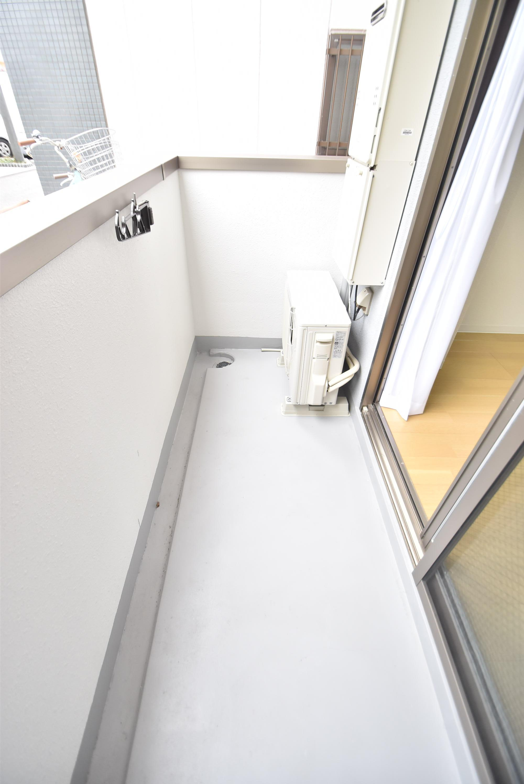 大阪市城東区蒲生１丁目の賃貸マンションのバルコニー
