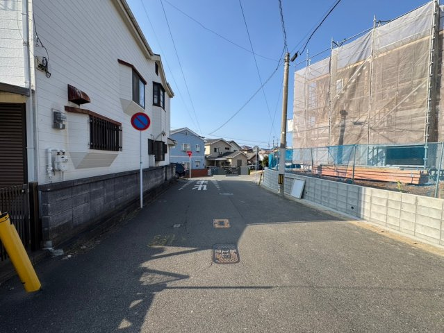 ーBloomーブルーム小倉北区下富野5丁目4期　【小倉北区　新築戸建て】の前面道路含む現地写真|現地撮影　2025,1,23　ーBloomーブルーム小倉北区下富野5丁目4期　【小倉北区　新築戸建て】