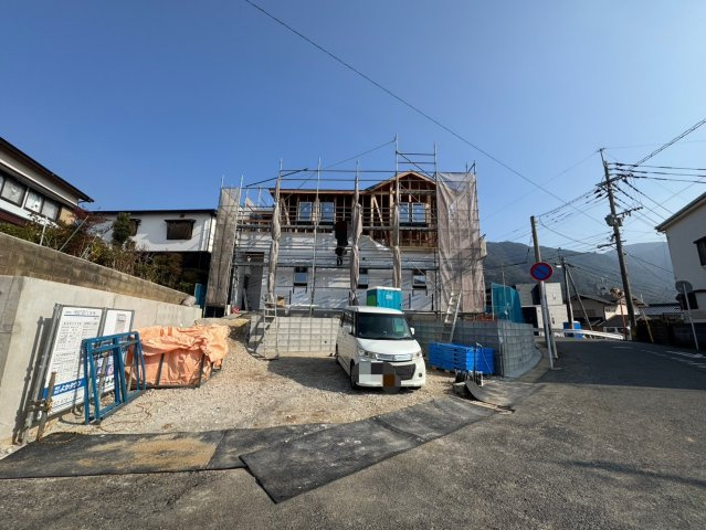 ーBloomーブルーム小倉北区下富野5丁目4期　【小倉北区　新築戸建て】の外観|現地撮影　2025,1,23　ーBloomーブルーム小倉北区下富野5丁目4期　【小倉北区　新築戸建て】
