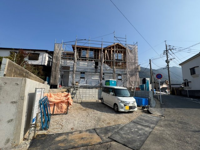 ーBloomーブルーム小倉北区下富野5丁目4期　【小倉北区　新築戸建て】の外観|現地撮影　2025,1,23　ーBloomーブルーム小倉北区下富野5丁目4期　【小倉北区　新築戸建て】