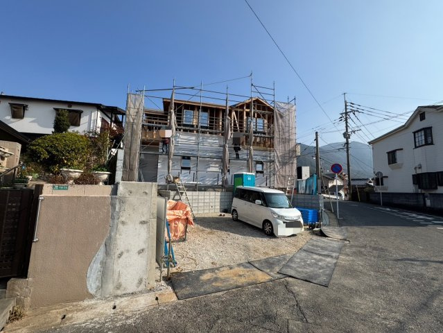 ーBloomーブルーム小倉北区下富野5丁目4期　【小倉北区　新築戸建て】の外観|現地撮影　2025,1,23　ーBloomーブルーム小倉北区下富野5丁目4期　【小倉北区　新築戸建て】