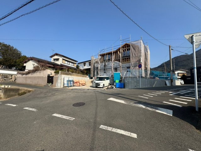ーBloomーブルーム小倉北区下富野5丁目4期　【小倉北区　新築戸建て】の外観|現地撮影　2025,1,23　ーBloomーブルーム小倉北区下富野5丁目4期　【小倉北区　新築戸建て】