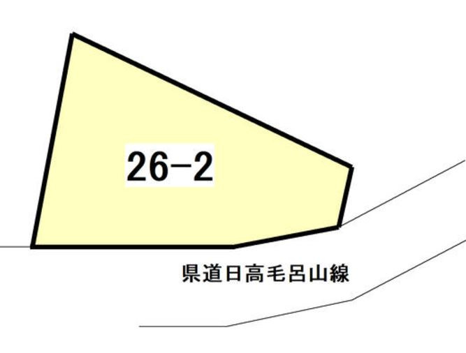 【土地】坂戸市薬師町売地 全1区画の土地図|土地図です