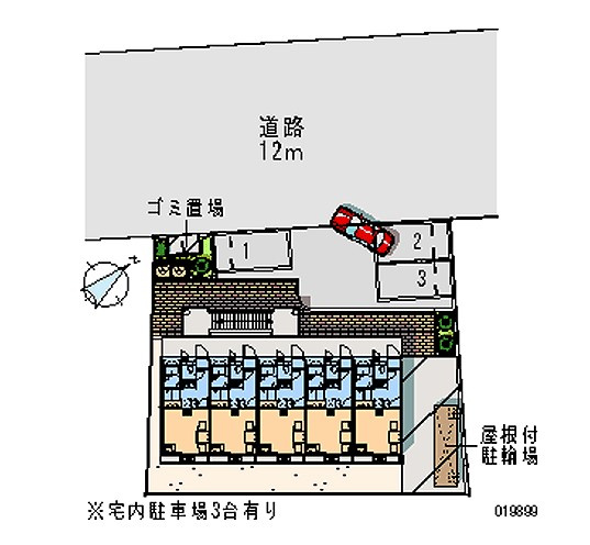 ＨＳＩ　ＲＩＶＥＲの区画図