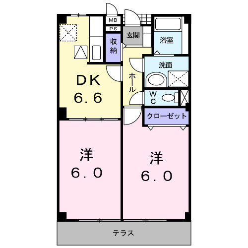 【間取り】 | パストラルコート a