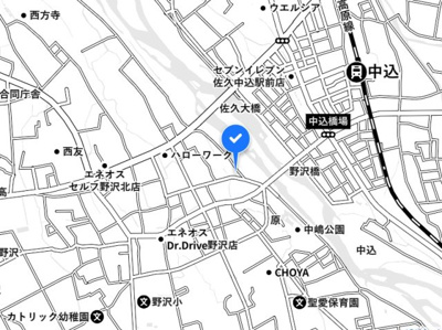 【地図】 | 佐久市原（ﾄｰｱｺｰﾎﾟﾚｰｼｮﾝ）分譲地