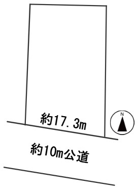６４１８４　山県市高木土地の区画図