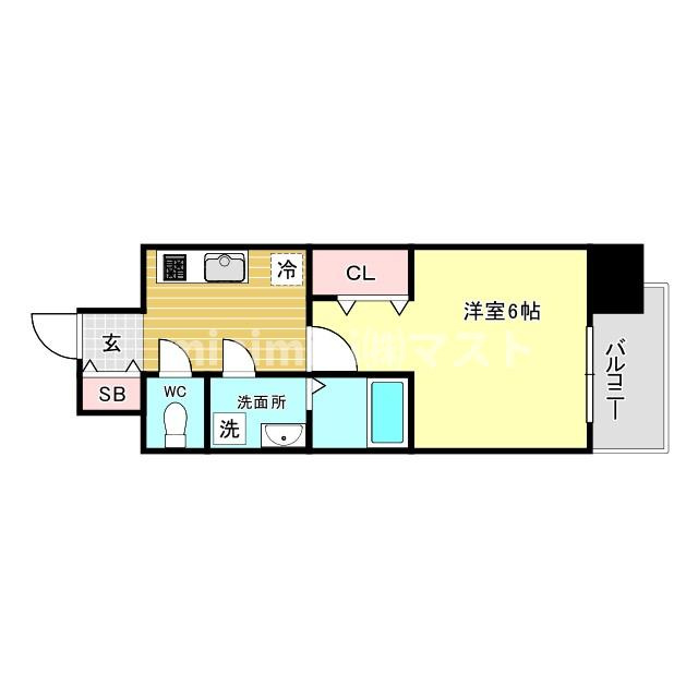 クレアグレイス岸里 の間取り