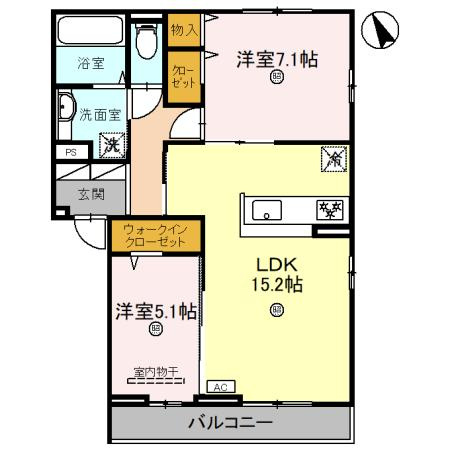 Avancee鳳の間取り