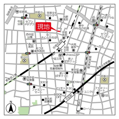 【地図】 | ウェルスクエア中延Ⅱ