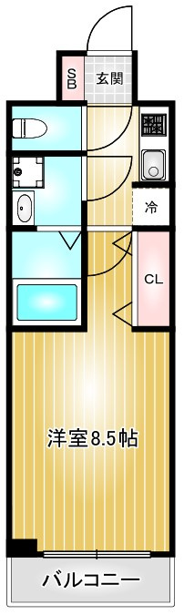 S-RESIDENCE金山West｜名古屋市の賃貸ならMy賃貸の間取り|S-RESIDENCE金山West