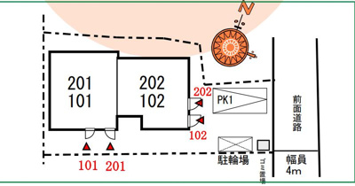 【区画図】 | エスポワールN