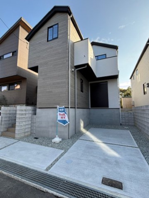 【外観】 | 明石市松が丘5丁目　新築戸建2号棟　仲介手数料無料！ | きれいな外観です