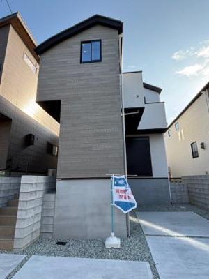 【外観】 | 明石市松が丘5丁目　新築戸建2号棟　仲介手数料無料！ | きれいな外観です