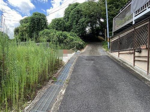 大宮薬師山東町 土地の前面道路含む現地写真