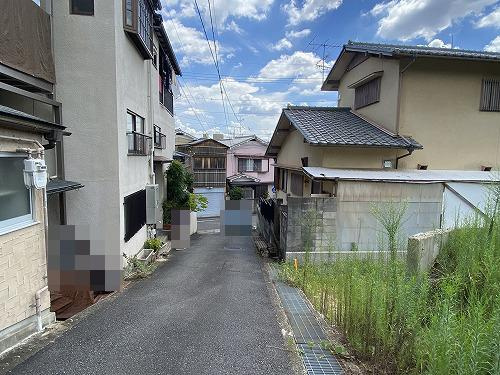 大宮薬師山東町 土地の前面道路含む現地写真