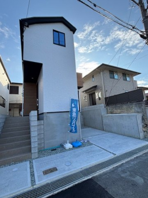 【外観】 | 明石市松が丘5丁目　新築戸建4号棟　仲介手数料無料！ | 明石市松が丘5　新築4号棟　仲介手数料無料！