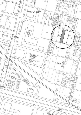 土地　上中町長間の地図