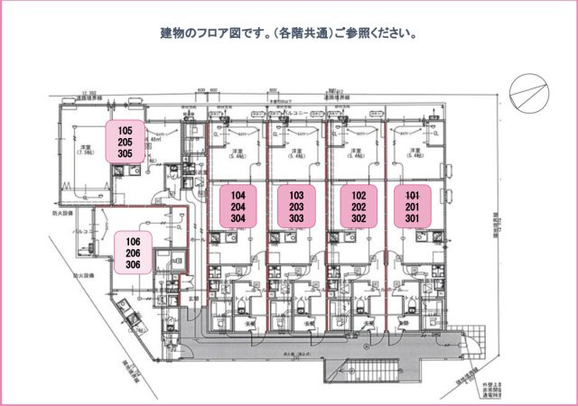 Peach の区画図