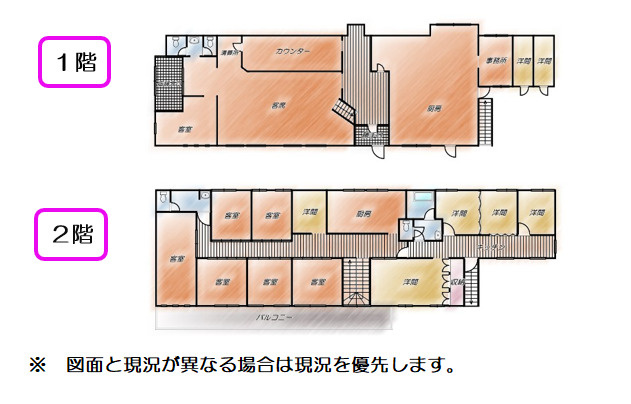 売中古戸建（店舗付）　伊豆の国市長岡の間取り|間取りです。