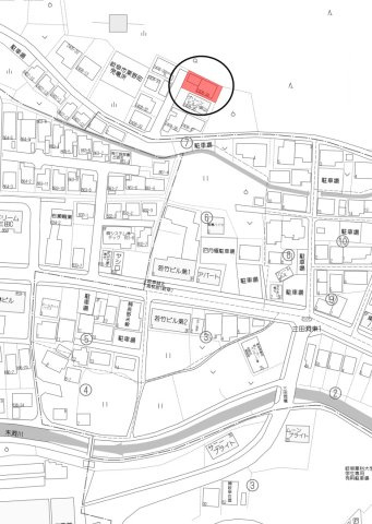 中古住宅　粟野の地図