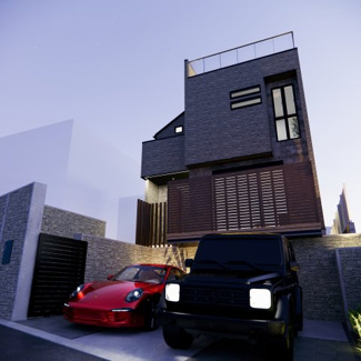 【外観パース】