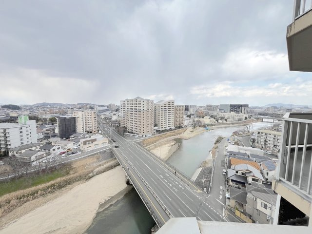 日商岩井リバーサイドマンションB棟の展望