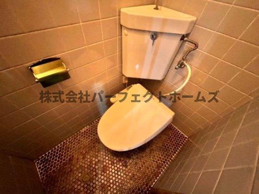 津田東町2丁目戸建　賃貸のトイレ|トイレもきれいです