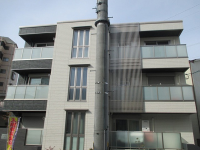 【外観】 | ShaMaison AsaNe | 建物の個性を主張するシックな外観です