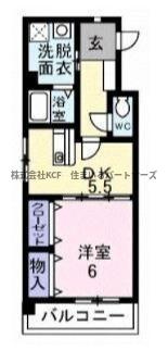 シャンベルジュKTの間取り