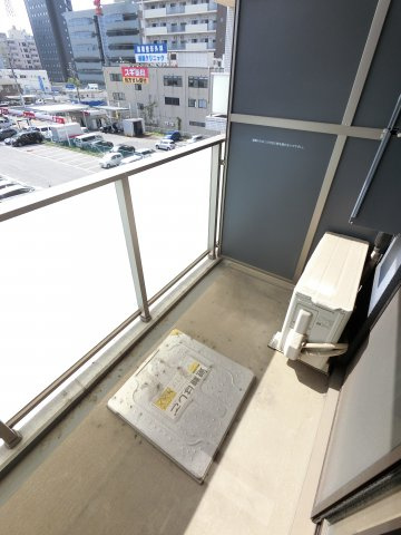椿荘のバルコニー