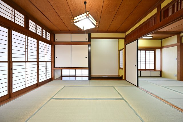 【和室】 | 桐生市天神町３丁目　平屋中古 | オシャレな欄間や床の間もしっかりございます