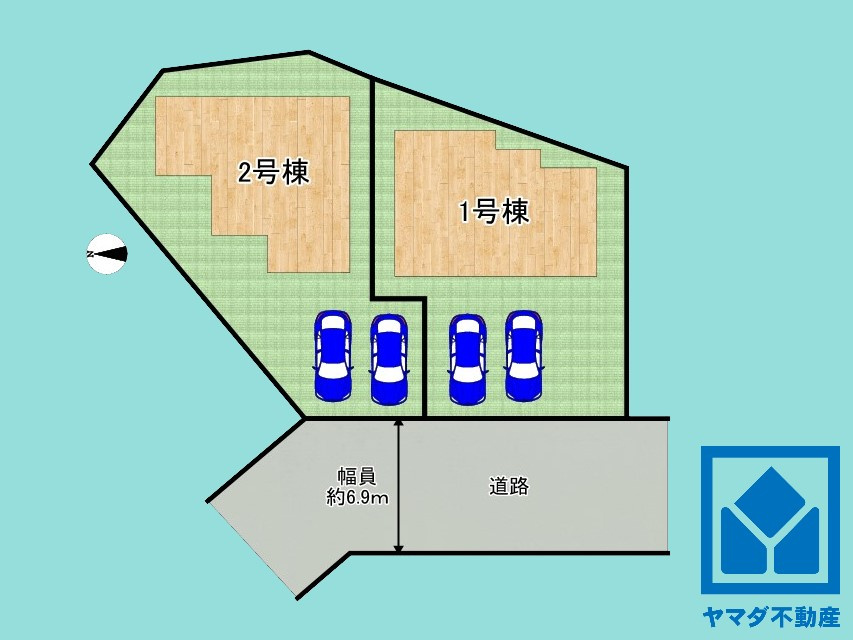 大津市瀬田3丁目　1期　2号棟の間取り