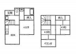 高知市一宮中町貸家の間取り| 