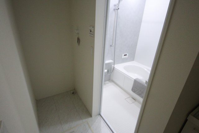 《仲介手数料無料》緑区道祖土４丁目28-1新築一戸建てリナージュのランドリースペース|撮影日 2025年4月26日 14:25 曇り