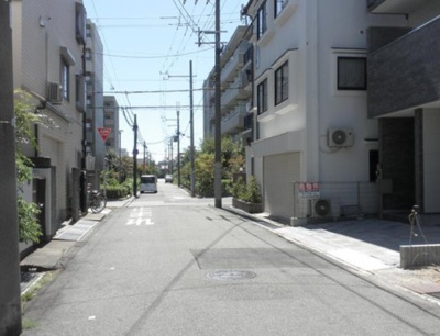 【前面道路含む現地写真】 | 西宮市　小曽根町４丁目　新築戸建