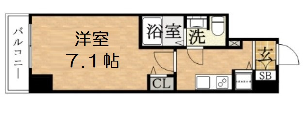 【間取り】 | プレサンス梅田東ベータ
