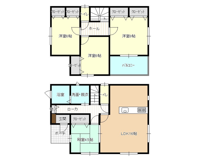 【間取り】 | 山形市西田1丁目　中古物件