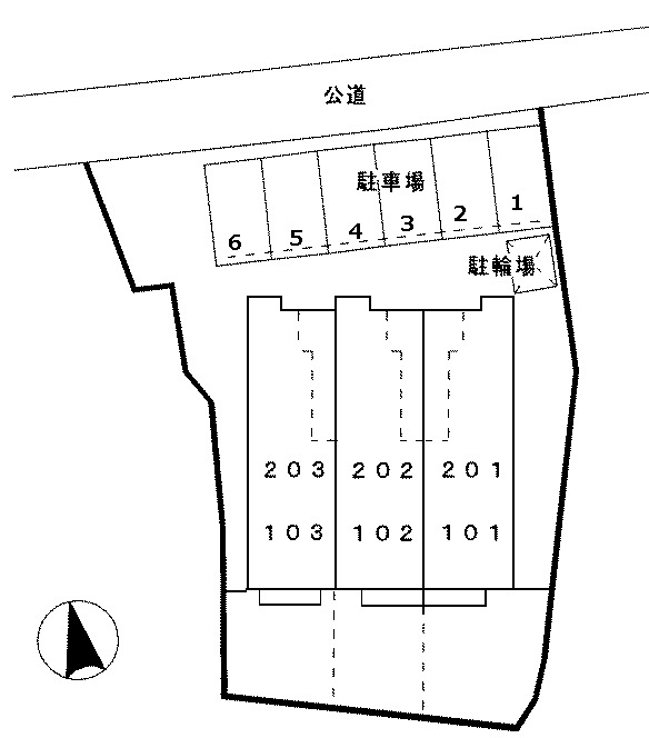 ノ－ブルハウスの区画図