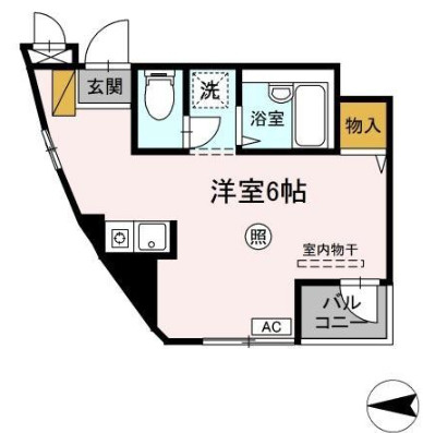 フラッツ・シゲの間取り