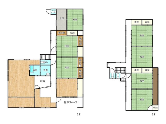 佐用郡佐用町三日月/中古戸建の間取り