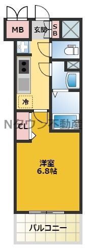 【間取り】 | プレサンス名古屋駅ゲート | 間取りです。