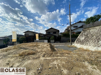 【前面道路含む現地写真】 | 城陽市寺田深谷　3区画　1号地　売土地　建築条件付き