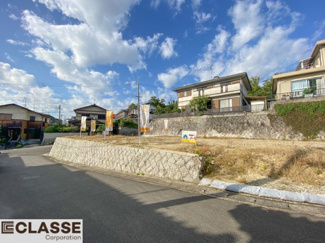 【前面道路含む現地写真】 | 城陽市寺田深谷　3区画　2号地　売土地　建築条件付き