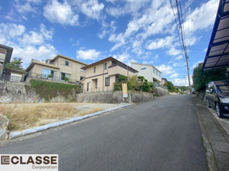 【前面道路含む現地写真】 | 城陽市寺田深谷　3区画　3号地　売土地　建築条件付き