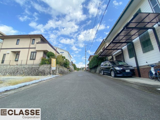 【前面道路含む現地写真】 | 城陽市寺田深谷　3区画　3号地　売土地　建築条件付き
