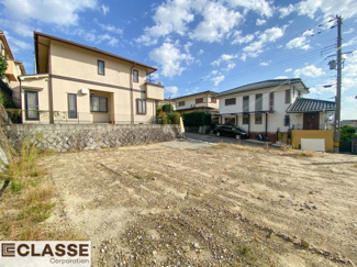 【前面道路含む現地写真】 | 城陽市寺田深谷　3区画　3号地　売土地　建築条件付き